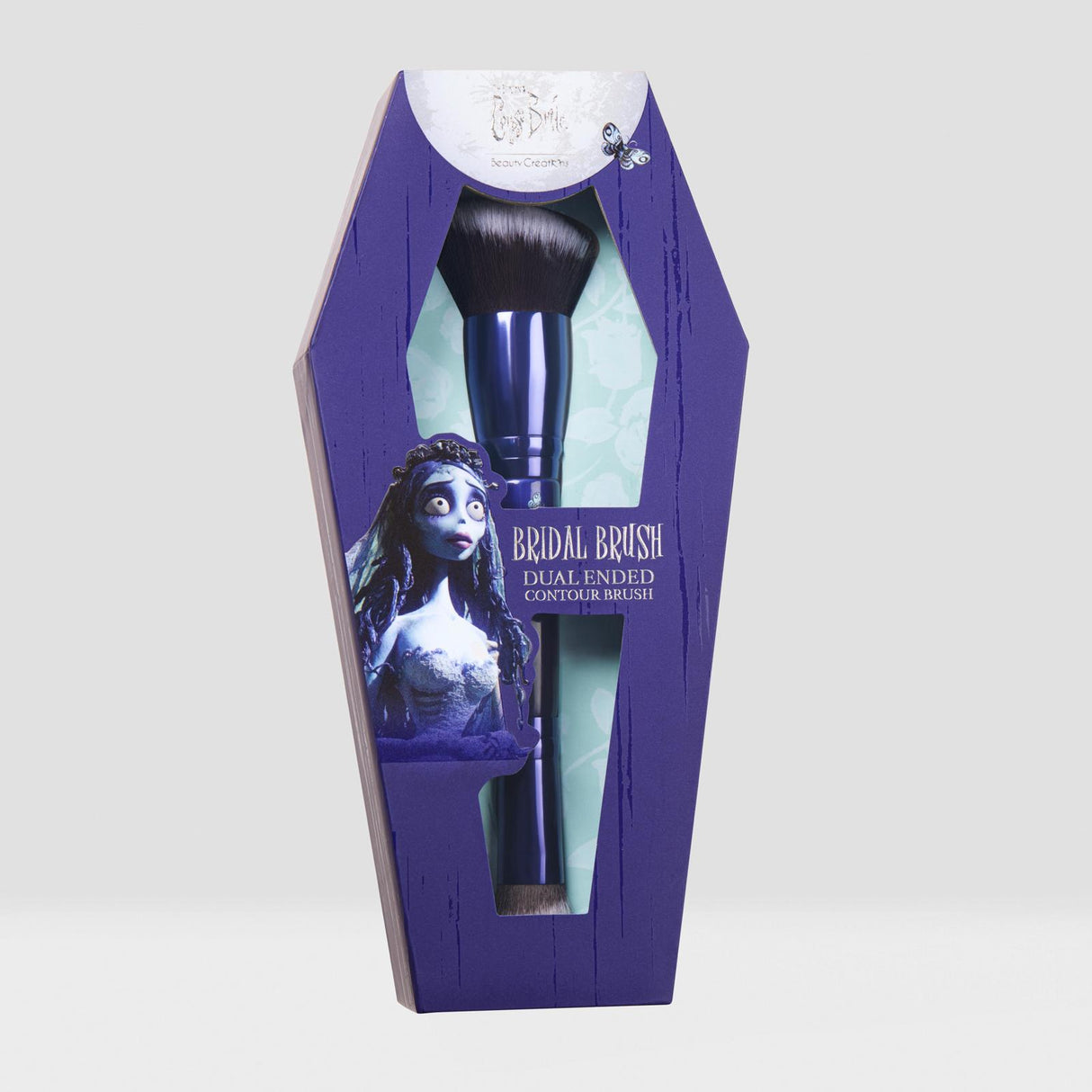 BEAUTY CREATIONS X TIM BURTON'S- CORPSE BRIDE VOL.2- DUAL ENDED CONTOUR BRUSH- 1PC