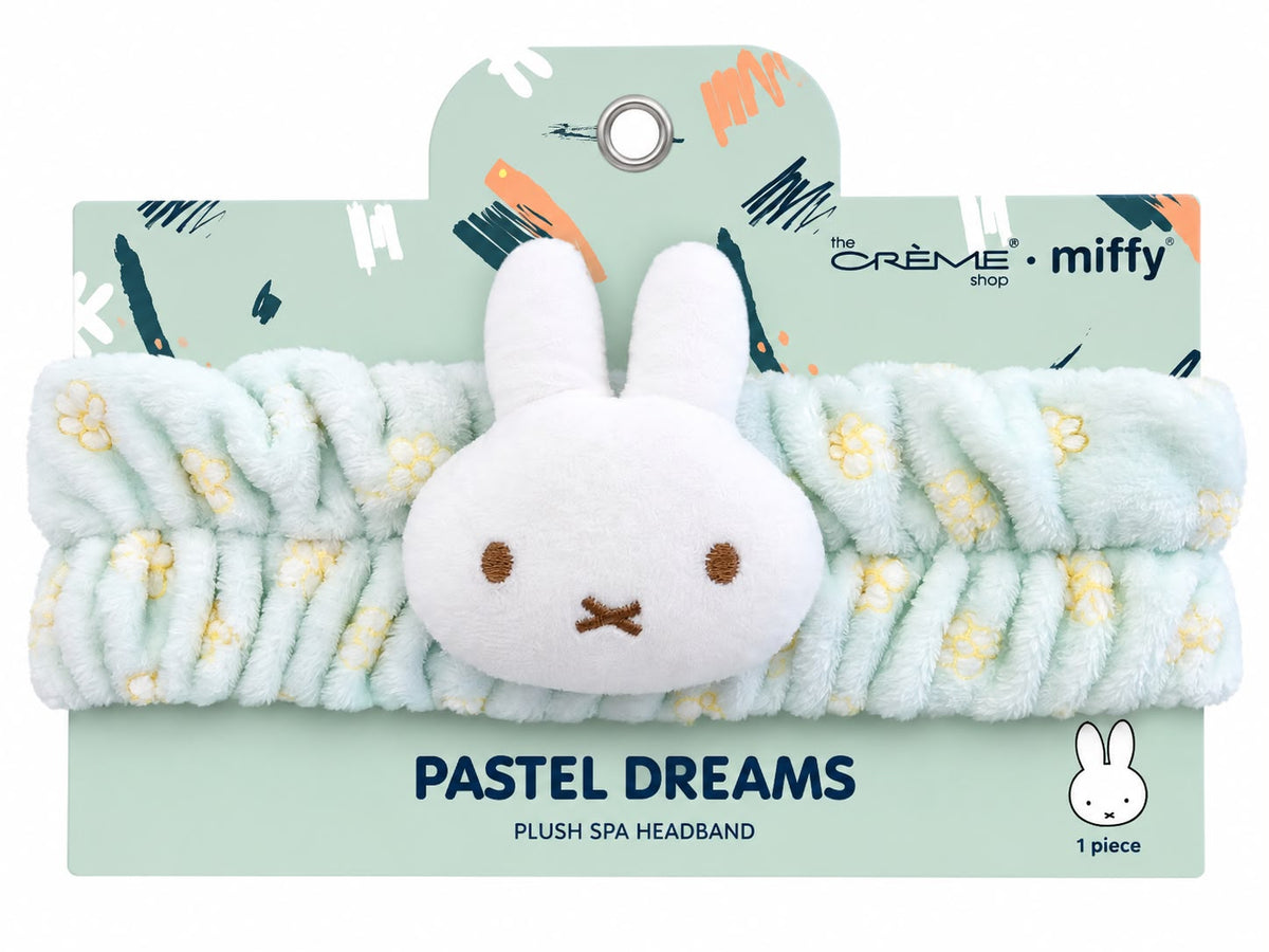 THE CRÉME SHOP - MIFFY PASTEL DREAMS PLUSH SPA HEADBAND- (1PC)