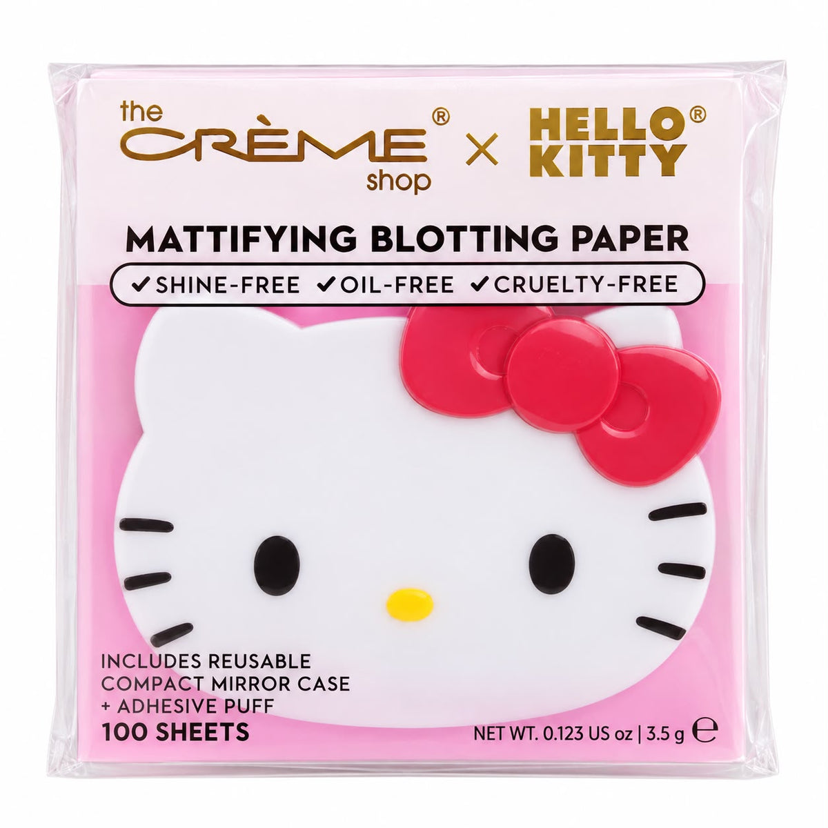 THE CRÉME SHOP - HELLO KITTY MATTIFYING BLOTTING PAPER - (1PC)
