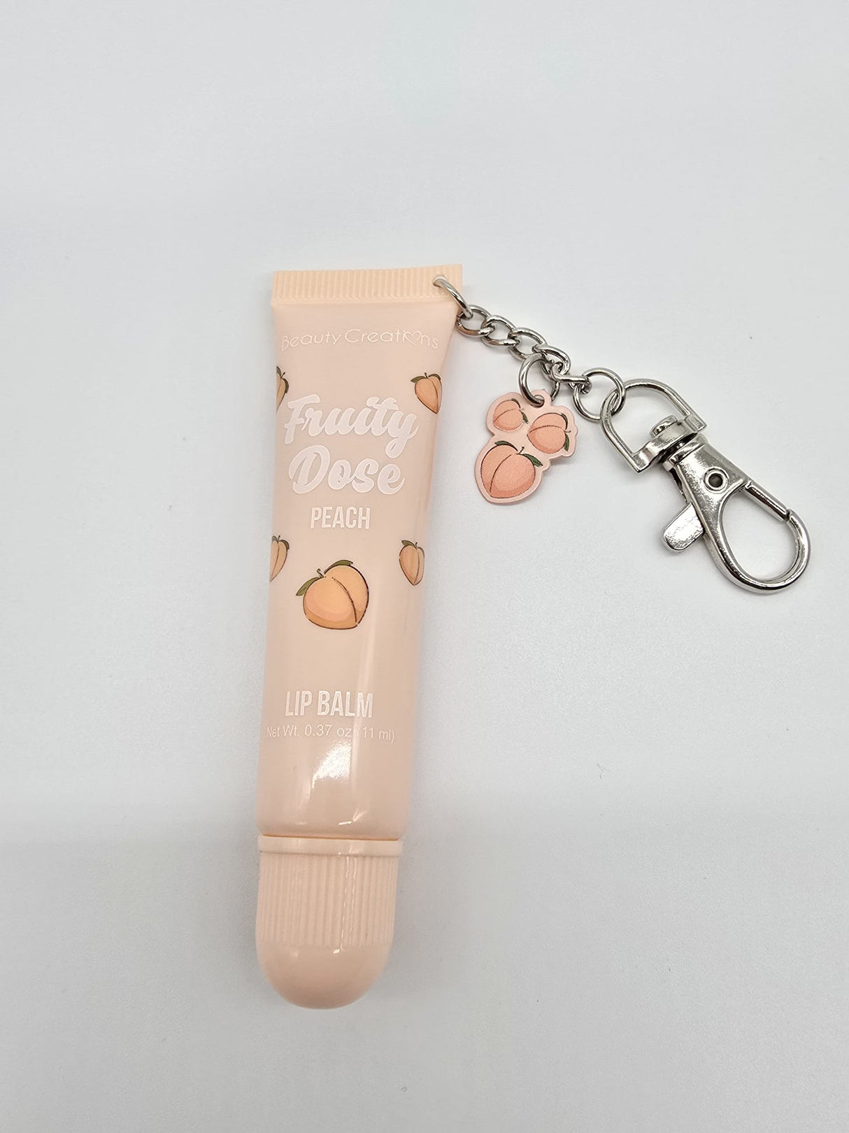 BEAUTY CREATIONS- FRUITY DOSE- LIP BALM WITH KEYCHAIN-
