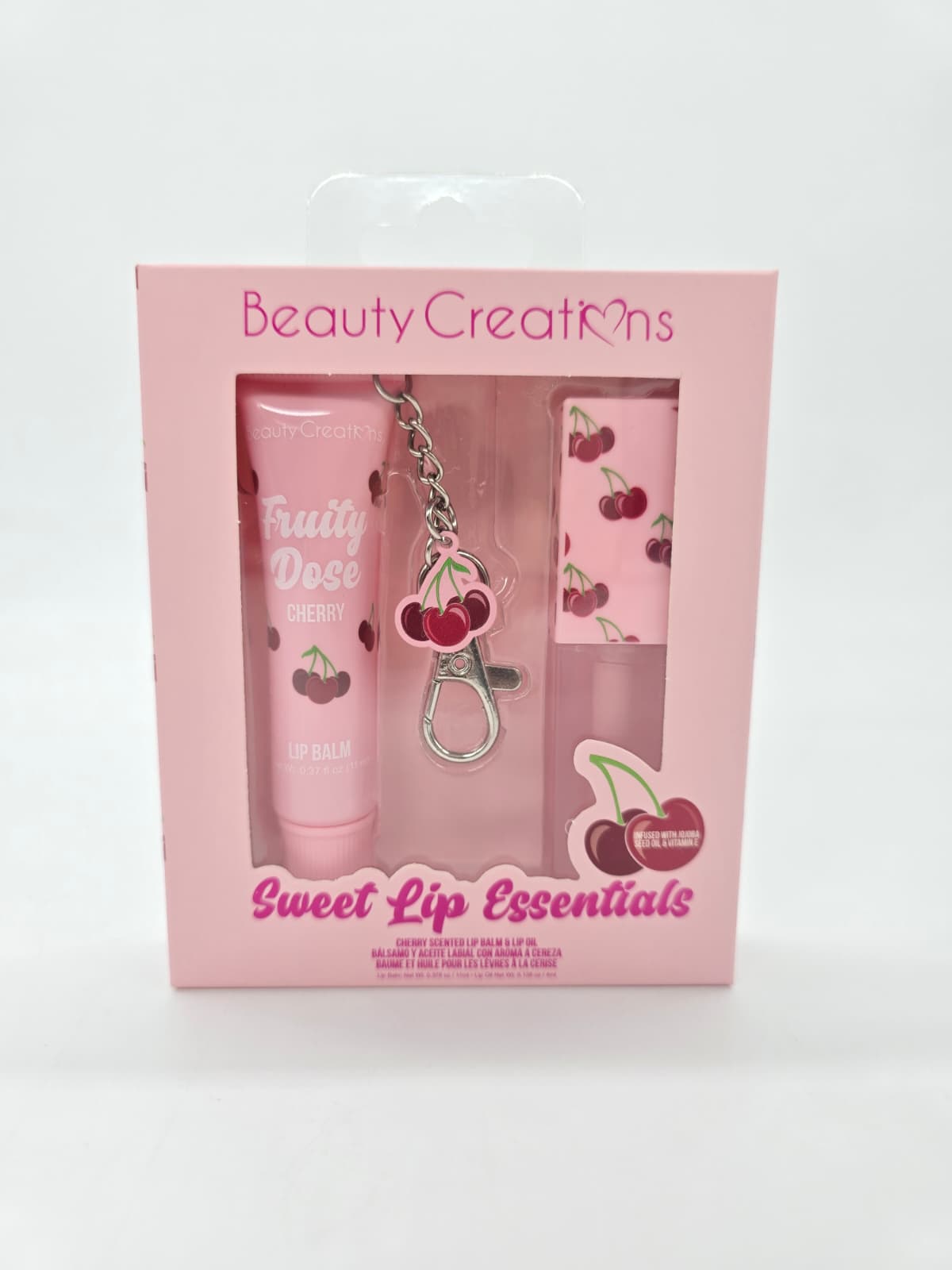 BEAUTY CREATIONS- SWEET LIP ESSENTIALS SET-  LIP BALM AND LIP OIL- 1PC