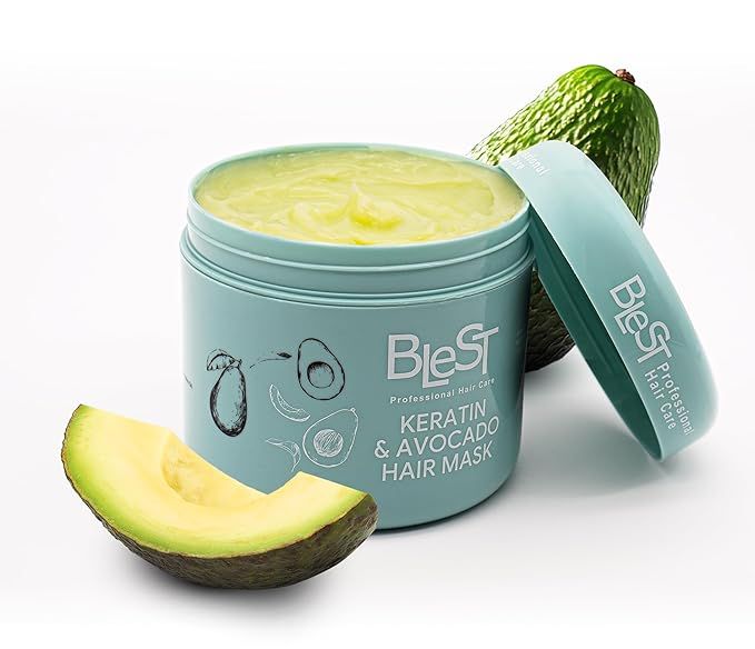BLEST PROFESSIONAL HAIR CARE - MASCARILLA CAPILAR QUERATINA Y AGUACATE 500 ML-(1PC)