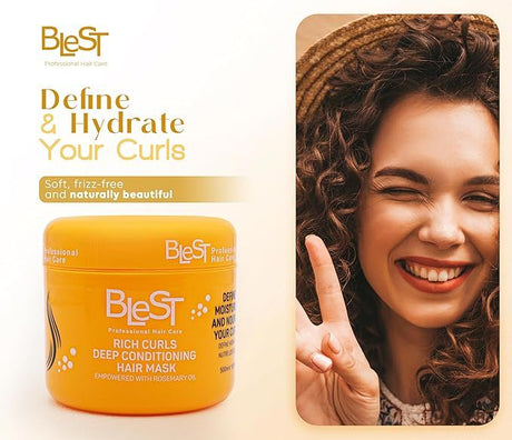 BLEST- RICH CURLS DEEP CONDITIONING- HAIR MASK- 1PC