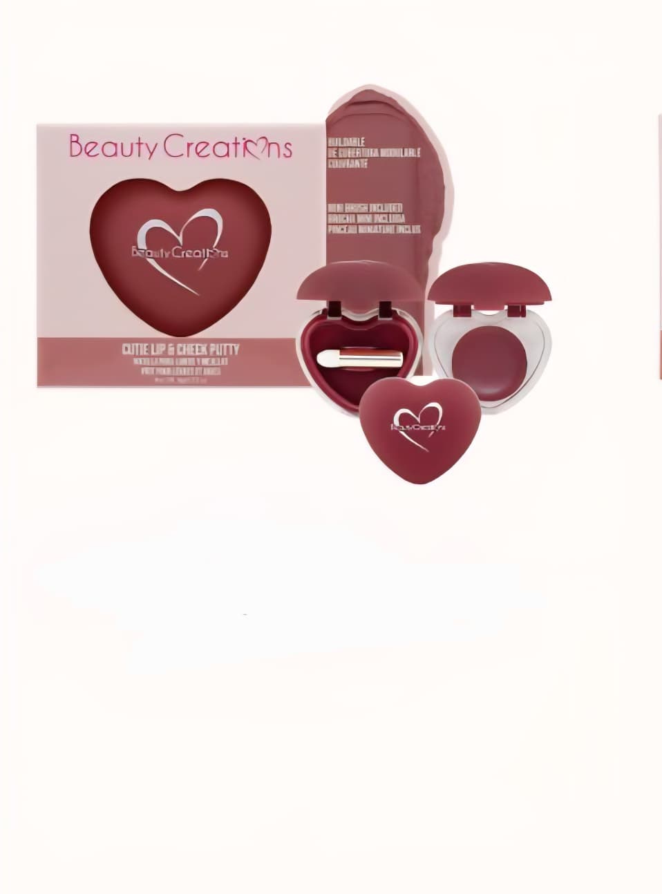 BEAUTY CREATIONS- CUTIE LIP & CHEEK PUTTY- 6PCS