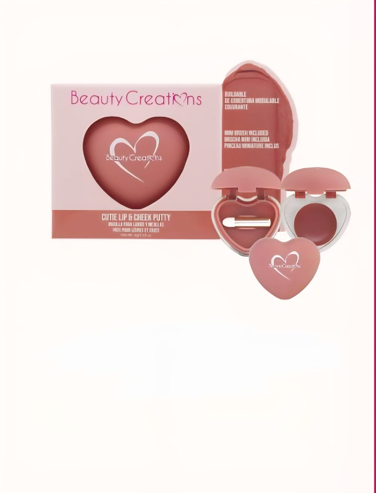 BEAUTY CREATIONS- CUTIE LIP & CHEEK PUTTY- 6PCS