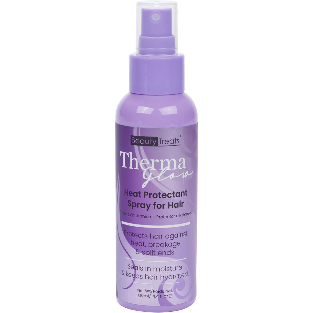 BEAUTY TREATS - THERMA GLOW -  HEAT PROTECTANT SPRAY FOR HAIR - DISPLAY (12PCS)