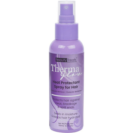 BEAUTY TREATS - THERMA GLOW -  HEAT PROTECTANT SPRAY FOR HAIR - DISPLAY (12PCS)