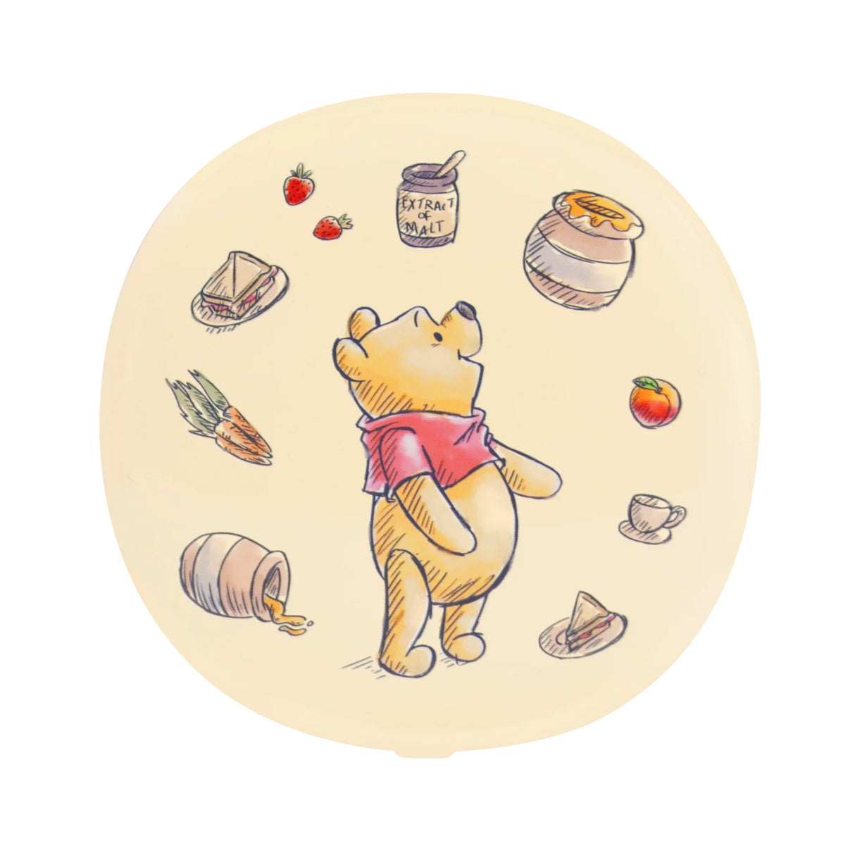 IMPRESSIONS VANITY X WINNIE THE POOH- 11'O CLOCKISH- LED COMPACT MIRROR- 1PC