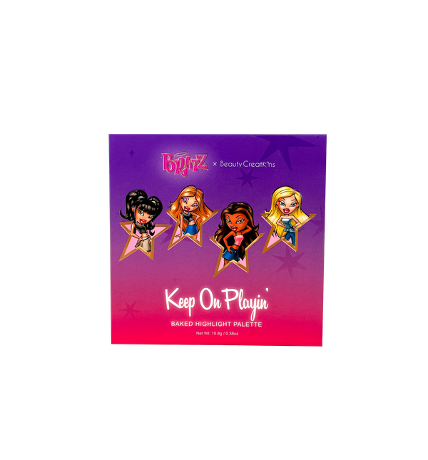 BRATZ X BEAUTY CREATIONS - KEEP ON PLAYIN - BAKED HIGHLIGHT PALETTE (1PC)