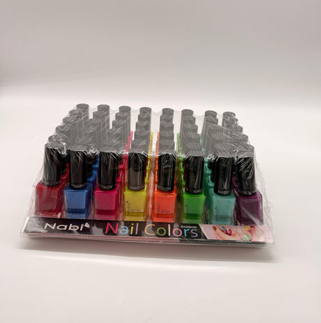 NABI- NAIL POLISH (DISPLAY 48PCS) NEW COLORS