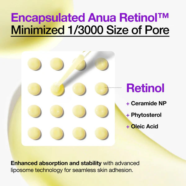 ANUA - NANO RETINOL 0.3% + NIACIN RENEWING SERUM - (1PC)