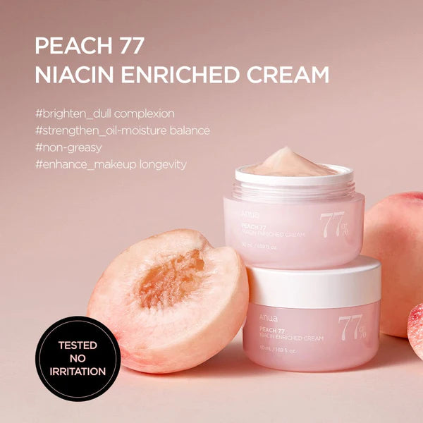 ANUA - PEACH 77 NIACIN ENRICHED CREAM - (1PC)