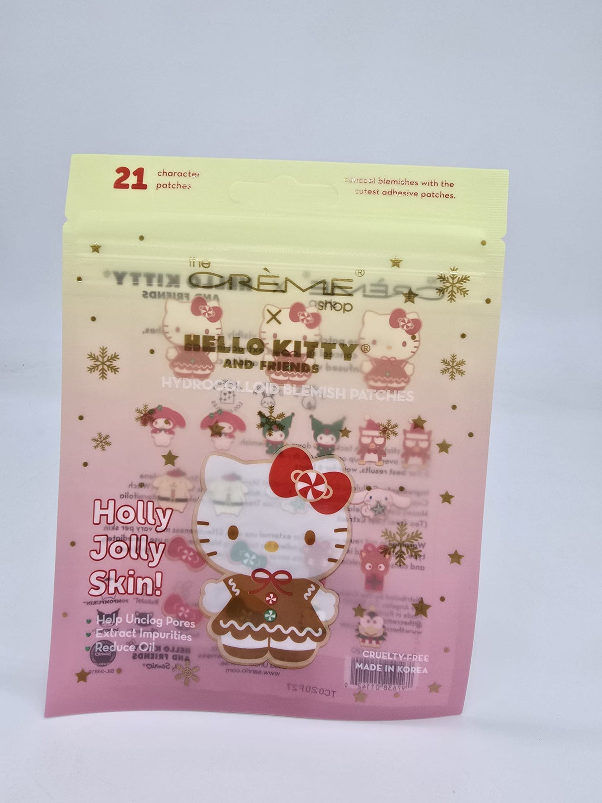 THE CREME SHOP- CHRISTMAS-HOLLY JOLLY SKIN- HYDROCOLLOID BLEMISH PATCHES- PACK 6PCS