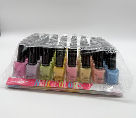 NABI- NAIL POLISH (DISPLAY 48PCS) NEW COLORS