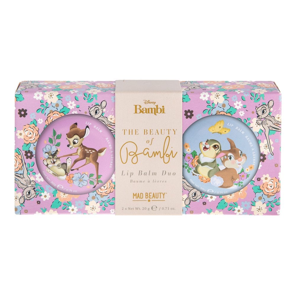 MAD BEAUTY X DISNEY - THE BEAUTY OF BAMBI - LIP BALM DUO - (1PC)