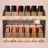BEAUTY CREATIONS- FLAWLESS STAY FOUNDATION- NEW PRO - (TABLE DISPLAY- 72PCS+ FREE TESTERS)