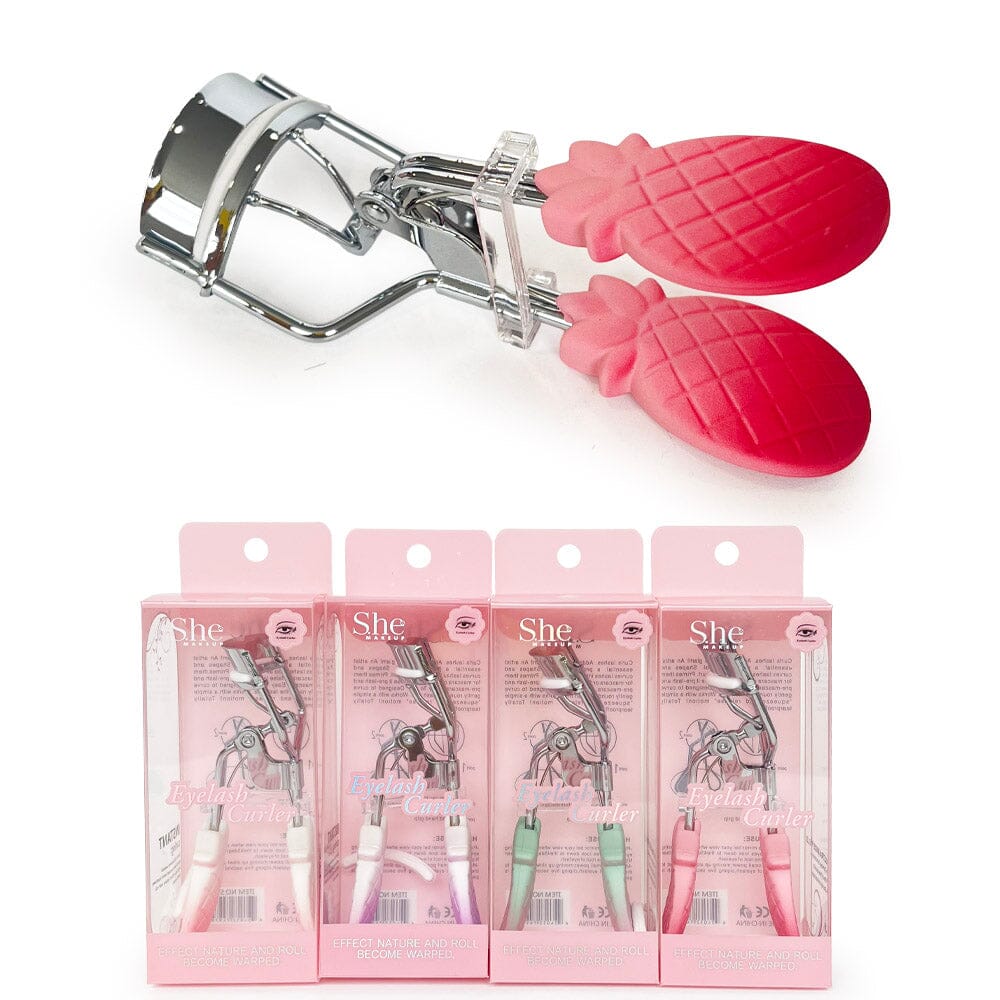 SHE MAKEUP- PINEAPPLE INSTANT CURLING- EYELASH CURLER- 12PCS