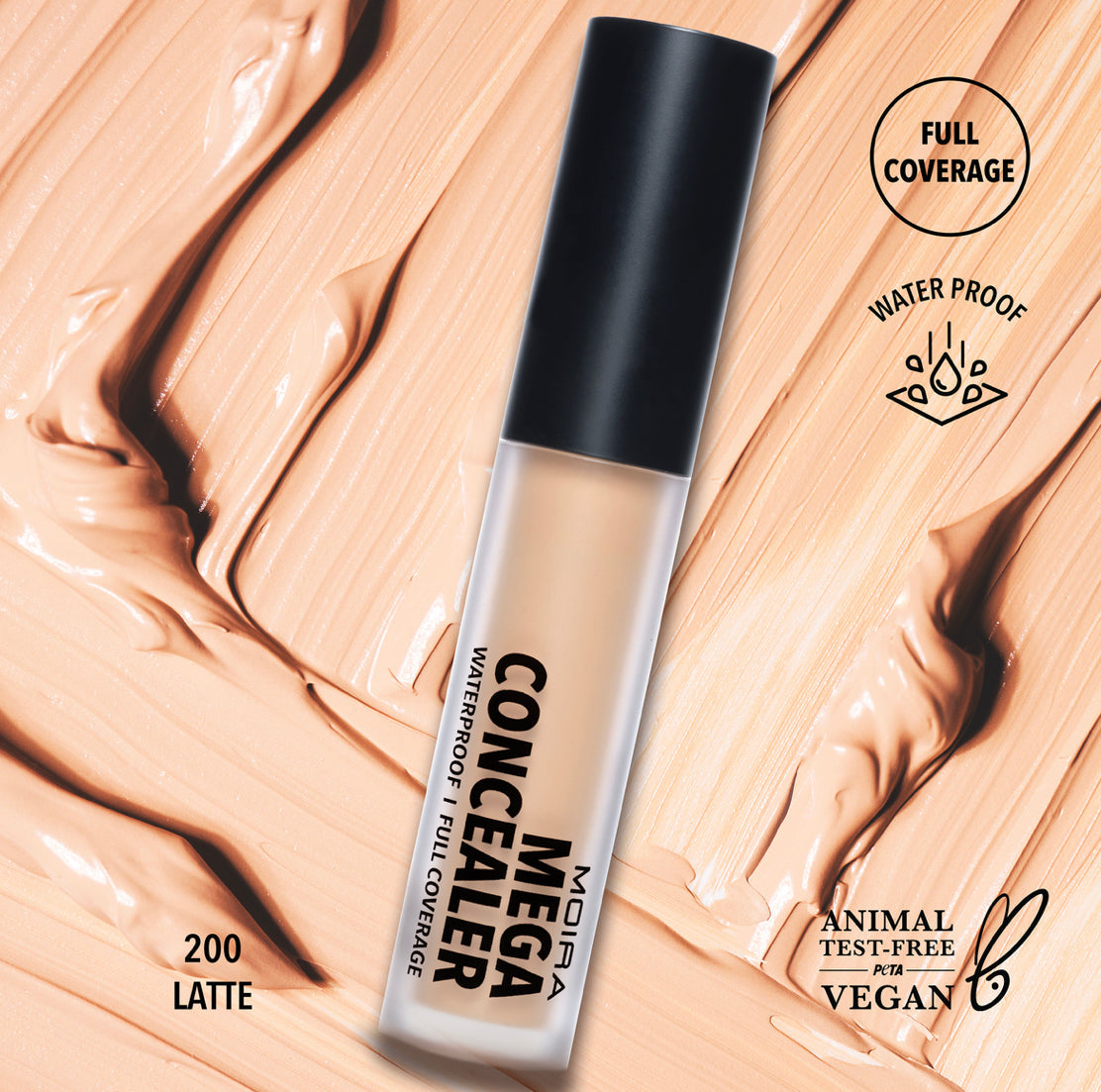 MOIRA - MEGA WATERPROOF CONCEALER