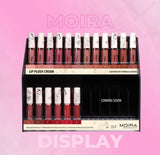 MOIRA - LIP PLUSH CREAM-DISPLAY