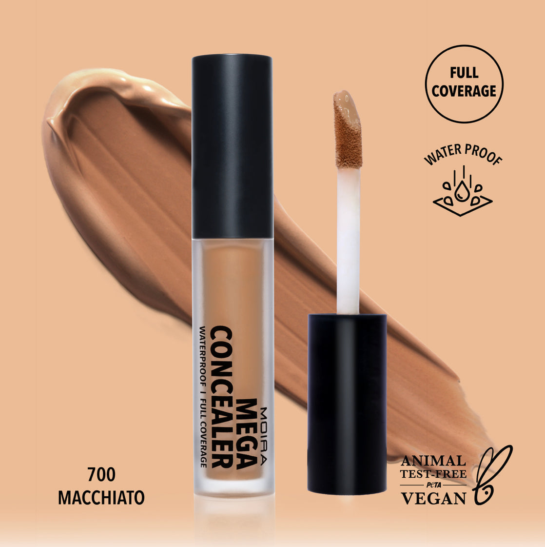 MOIRA - MEGA WATERPROOF CONCEALER