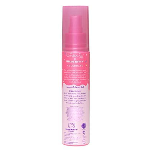 THE CREME SHOP X HELLO KITTY - CELEBRATE SETTING &amp; PRIMING SPRAY - EAU DE ROSE + DIAMANT