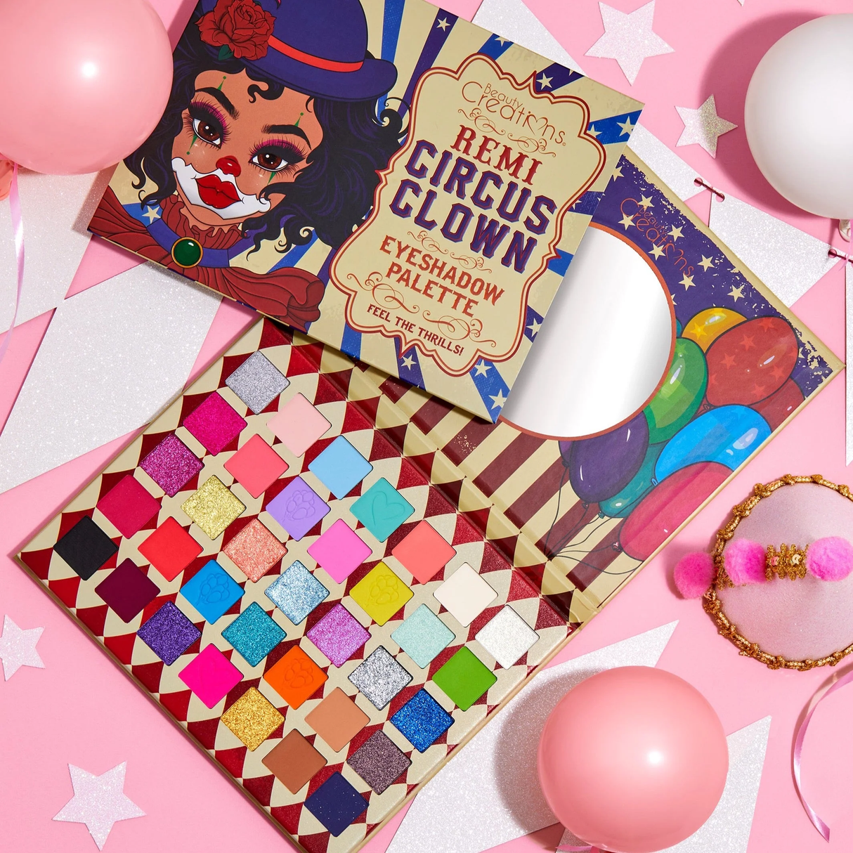 BEAUTY CREATIONS - REMI THE CIRCUS CLOWN PALETTE-(1PC)