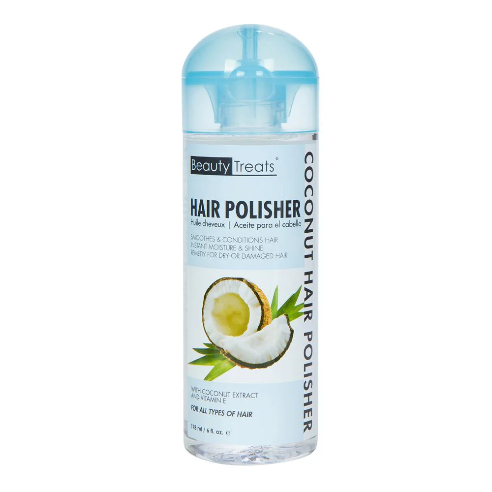 BEAUTY TREATS - COCONUT HAIR POLISHER - (12PC)