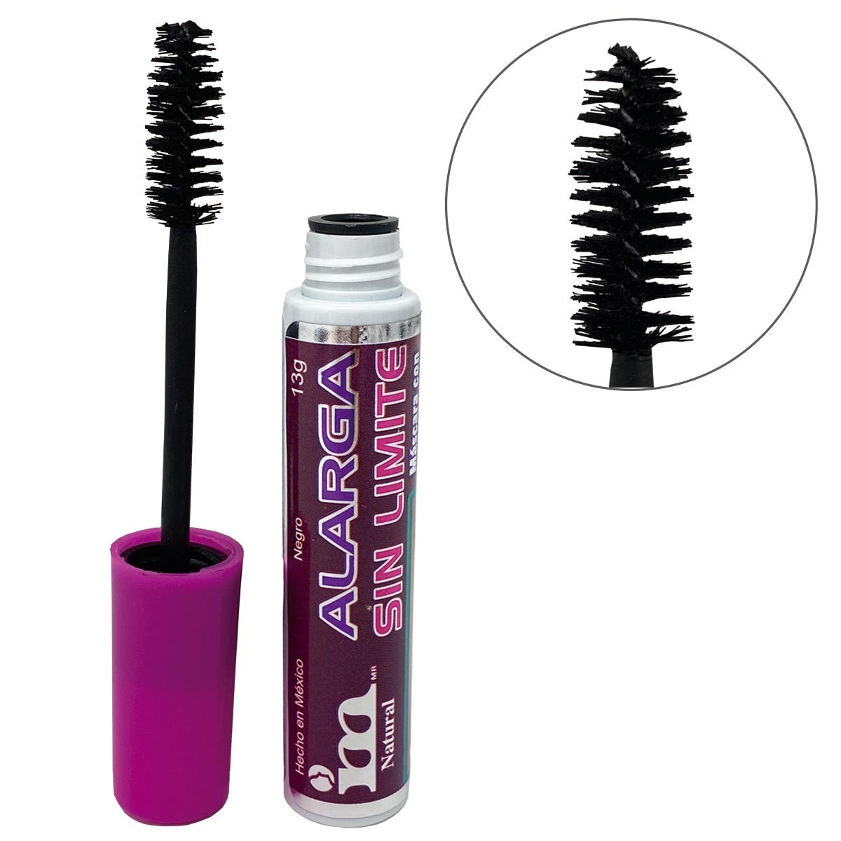 IM NATURAL - ALARGA SIN LIMITES - MASCARA CON FIBRAS ALARGADORAS Y VITAMINA E (12 PC)