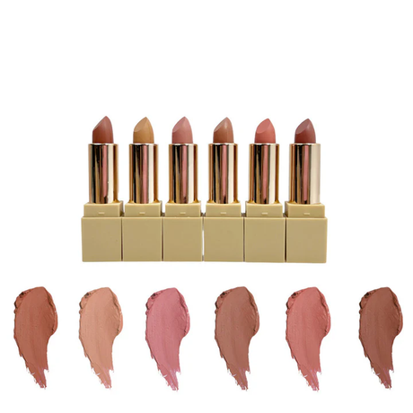 AMUSE - THE NUDES - LIPSTICKS 6 MATTE COLORS - DISPLAY(24PCS)
