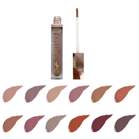 AMUSE - FLUFFY LIPS - MATTE LIQUID LIPSTICK - 12 LONG LASTING COLOR - DISPLAY(24PCS)
