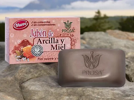 PROSA - CLAY AND HONEY SOAP - JABÓN DE ARCILLA Y MIEL (3PC)