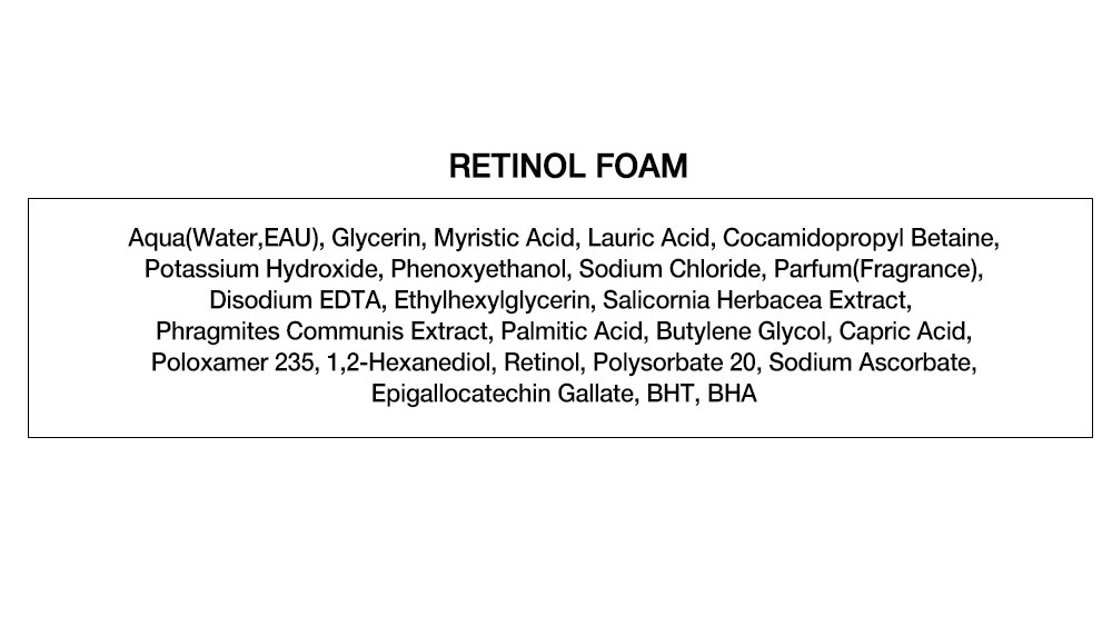 LEBELAGE- RETINOL BUBBLE CHEWY FOAM - (1PC)