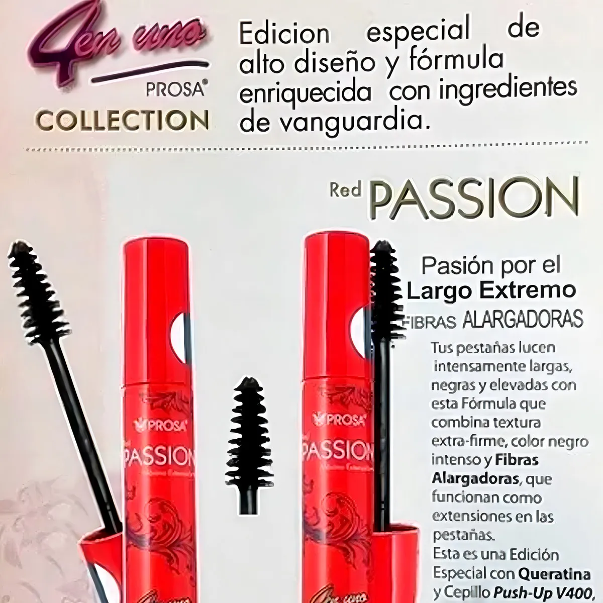 PROSA -  MASCARA RED PASSION (6PCS)