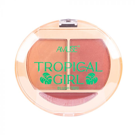 AMUSE - TROPICAL GIRL BLUSH TRIO DISPLAY (24PCS)