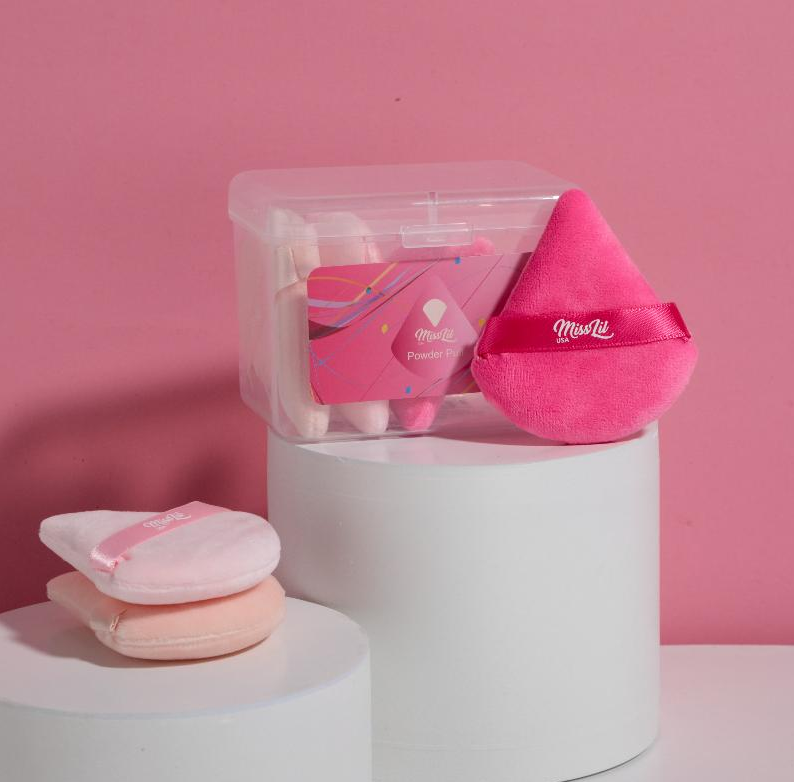 NEW SET - MISS LIL - POWDER PUFF (BOX SET 6 PCS)- 1PC