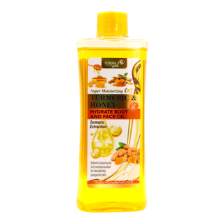 SIMPLY BELLA - SUPER MOISTURIZING OIL - TURMERIC & HONEY -  BODY AND FACE OIL- (1PC)