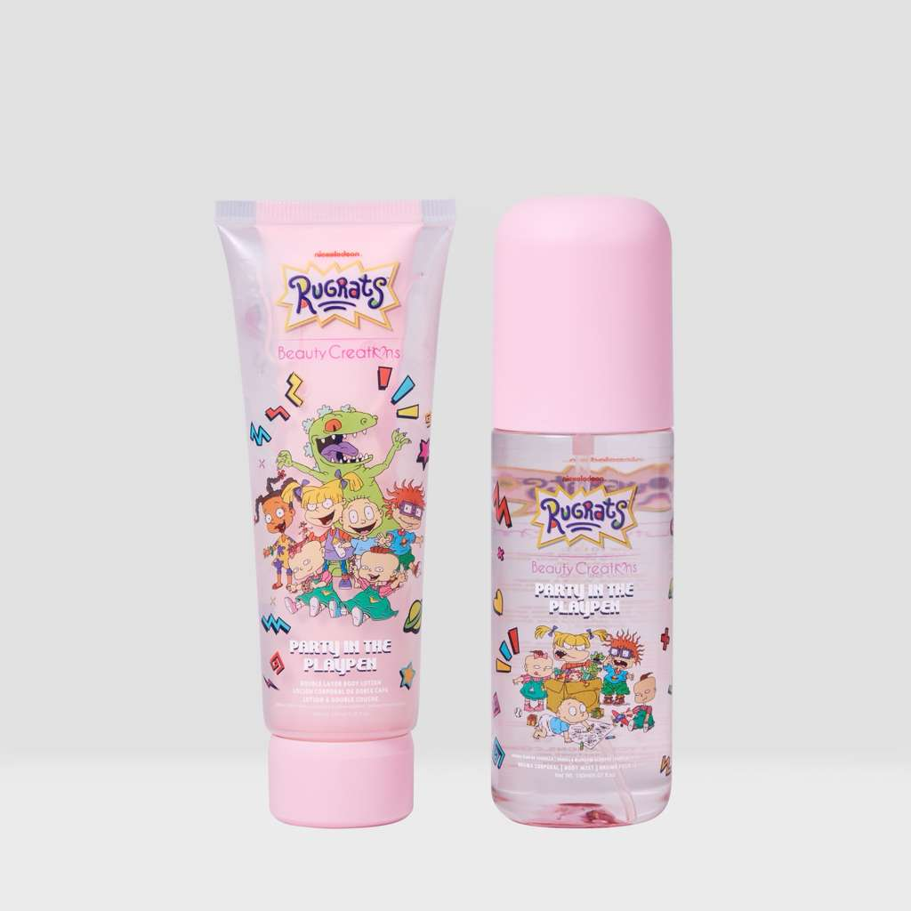 BEAUTY CREATIONS X RUGRATS - PARTY IN THE PLAYPEN BODY LOTION & MIST SET  (1SET) * PRE ORDER *