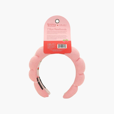 CÉLAVI X STRAWBERRY SHORTCAKE -  2 SPA HEADBANDS - (1PC)