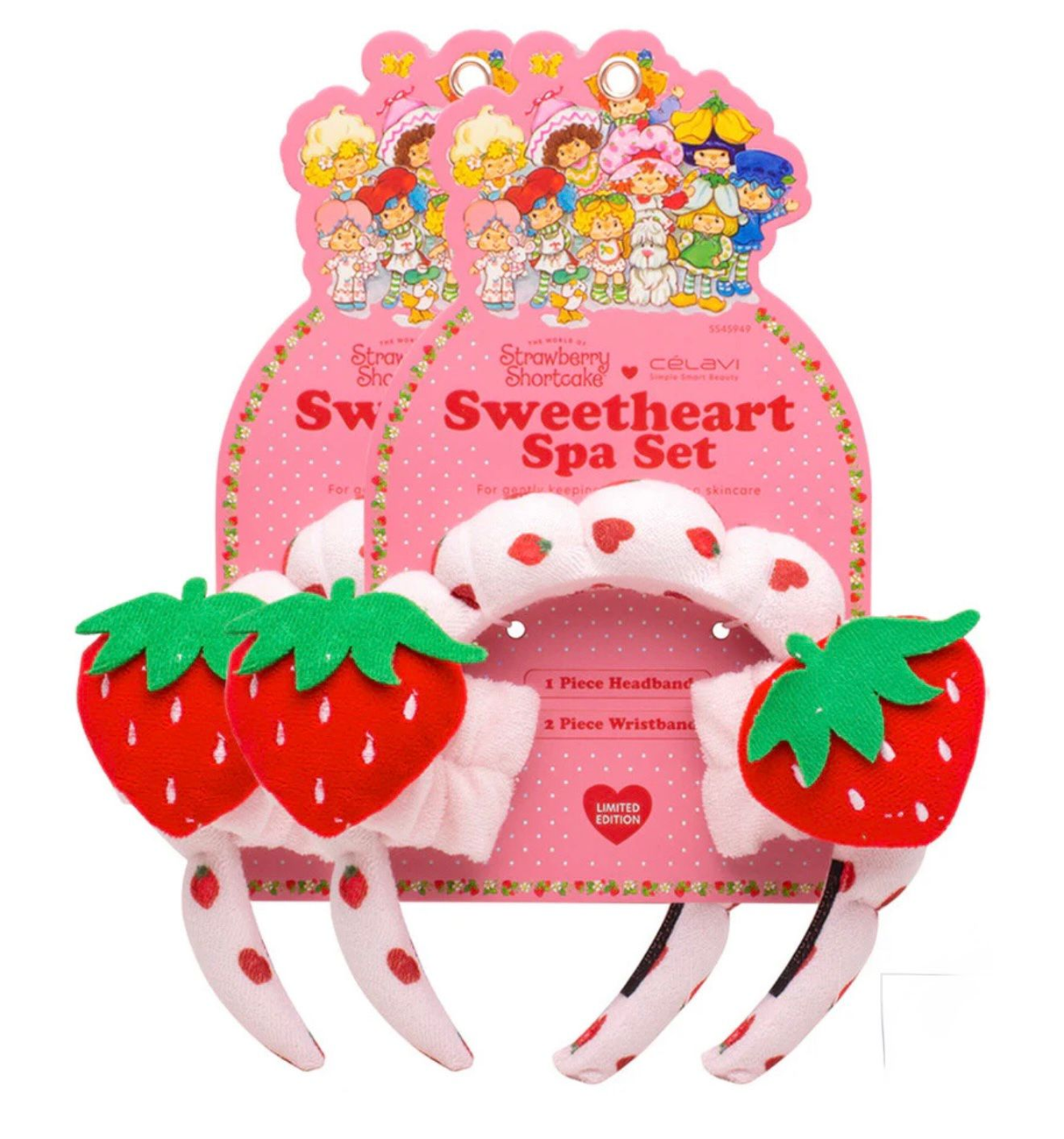 CÉLAVI X  STRAWBERRY SHORTCAKE -  SWEETHEART SPA SET - (1PC)