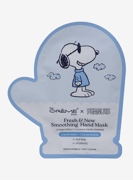 THE CREME SHOP X PEANUTS - FRESH & NEW - SMOOTHING HAND MASK - PACK (5PC)