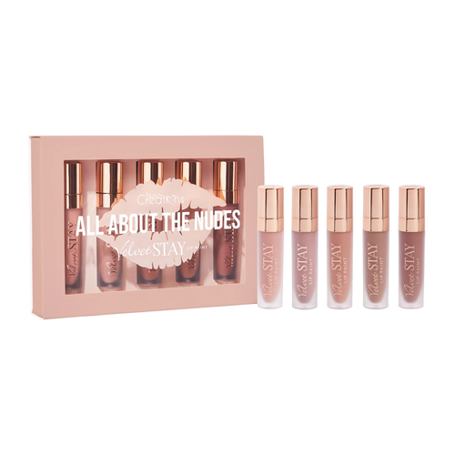 BEAUTY CREATIONS - VELVET STAY LIP PAINT SETS - (1SET
