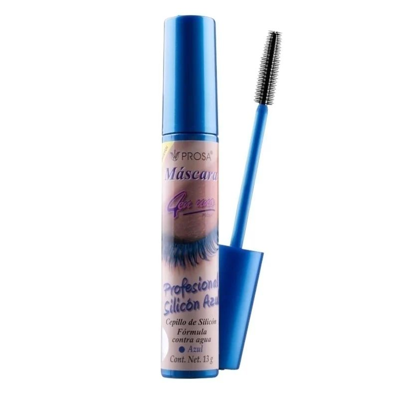 PROSA - MASCARA PROFESSIONAL SILICON AZUL - (6PCS)