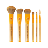 IMPRESSIONS VANITY - WINNIE THE POOH ''HUNNY'' 6 PIECES MAKEUP BRUSH SET - (1PC)