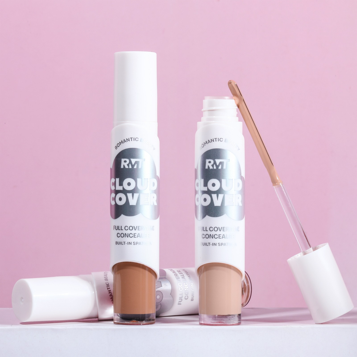 ROMANTIC BEAUTY - CLOUD COVER FULL COVERAGE SPATULA CONCEALER - BLENDER SPONGE - DISPLAY (24PCS)