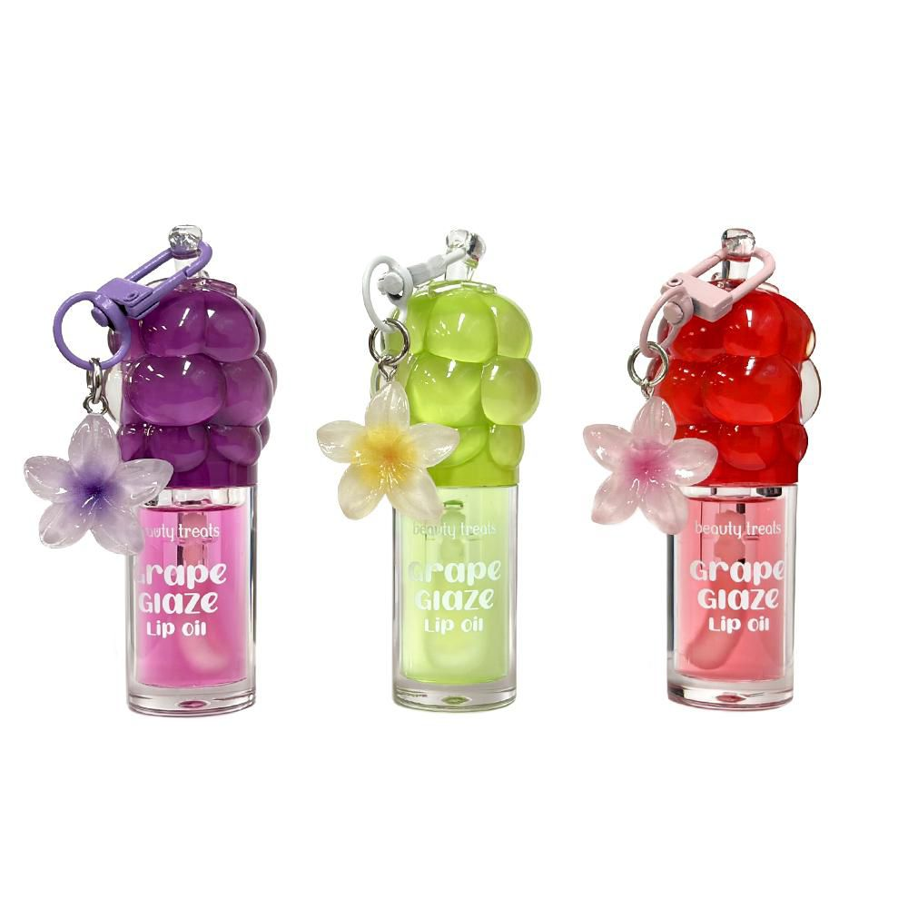 BEAUTY TREATS - GRAPE GLAZE LIP OIL - DISPLAY (24PCS)