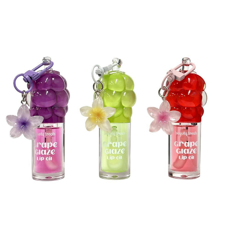 BEAUTY TREATS - GRAPE GLAZE LIP OIL - DISPLAY (24PCS)