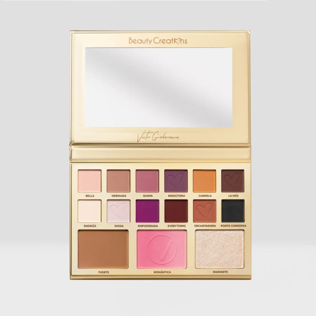 BEAUTY CREATIONS X VICTOR GUADARRAMA - YO SOY - SHADOW AND FACE PALETTE - (1PC)