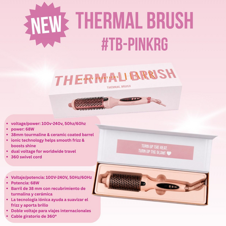 BEAUTY CREATIONS - THERMAL BRUSHES - (1PC)