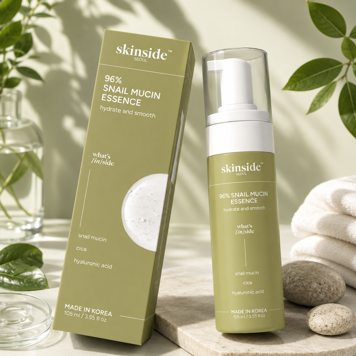 SKINSIDE SEOUL - 96% SNAIL MUCIN ESSENCE - (1PC)