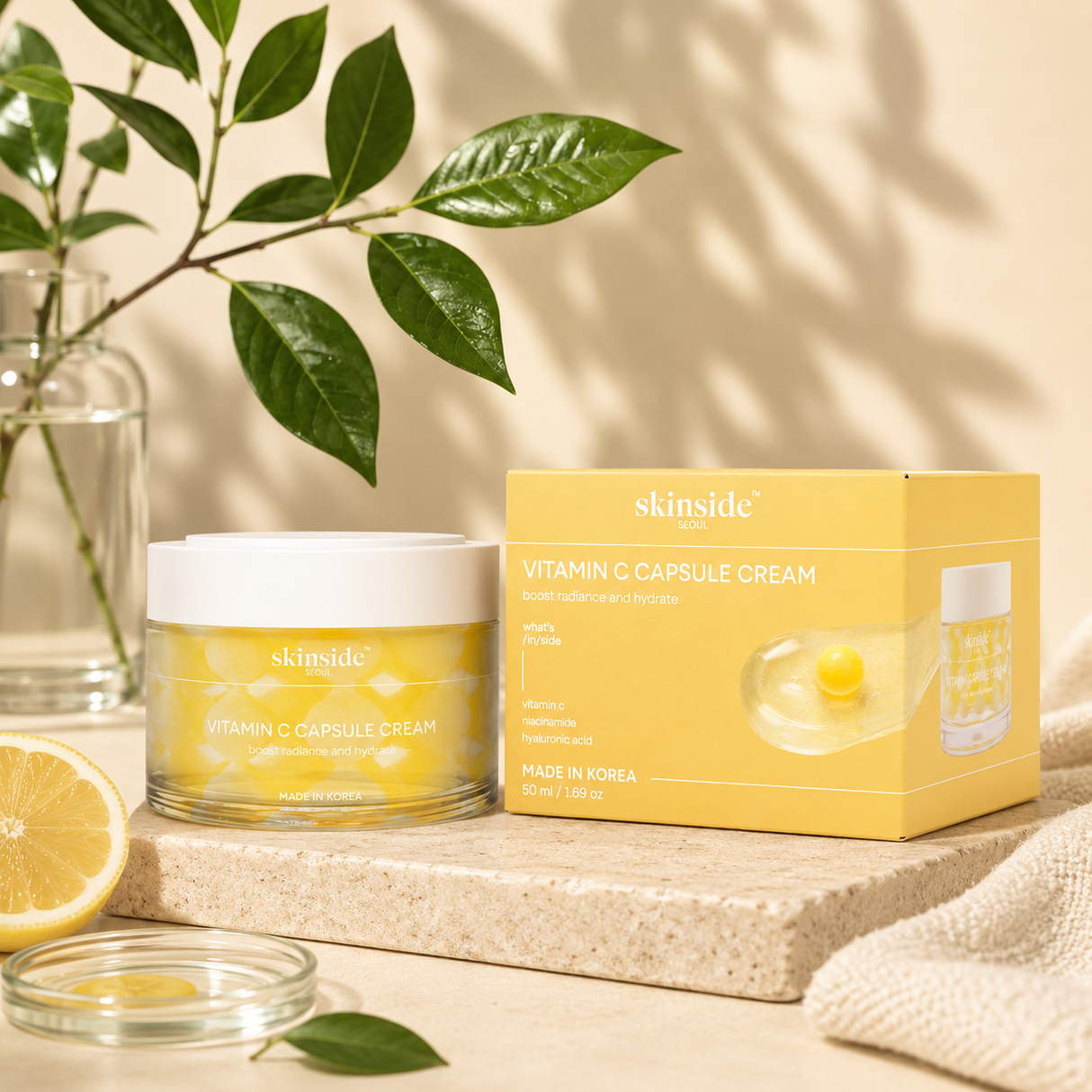 SKINSIDE SEOUL - VITAMIN C CAPSULE CREAM - (1PC)